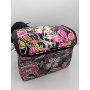 Vera Bradley Cooler Lunch Box with Carrying Strap